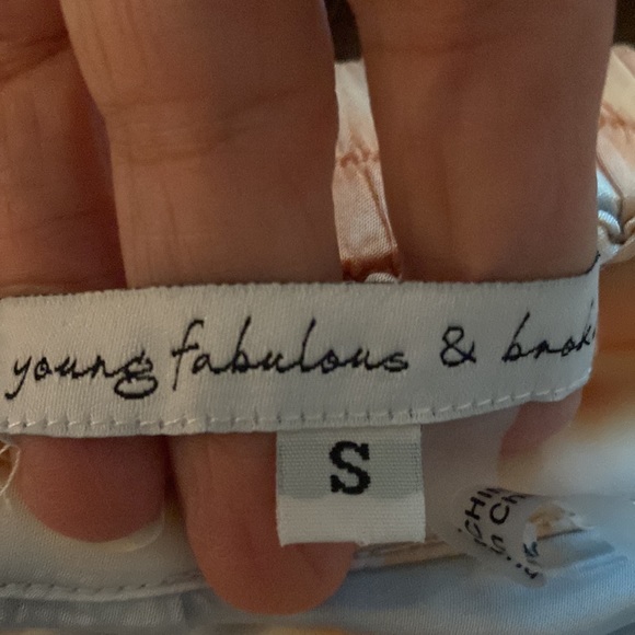 NWT Young, Fabulous & Broke satin pants size small. Silky and GORGEOUS! 💋💋 - Picture 5 of 7